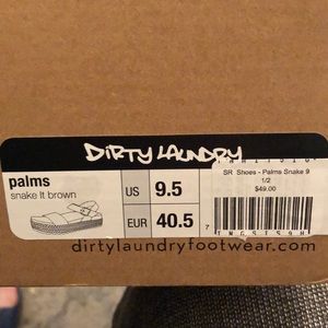 Dirty Laundry Palms Snake sz. 9.5